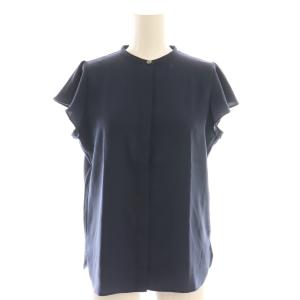 Prime Ggt Bd Ruffle Sleeve TP ブラウス 半袖 P ネイビー /HK OS