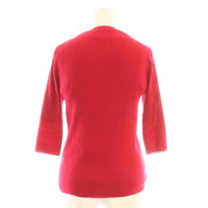 BALLSEY アンサンブル マーセライズドコットンリブ クルーネックカーディガン カットソー ピンク /HK OS