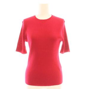 BALLSEY アンサンブル マーセライズドコットンリブ クルーネックカーディガン カットソー ピンク /HK OS