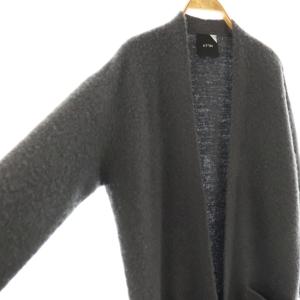 ATON FUR CASHMERE 7GG CARDIGAN カーディガン ニット ロング カシミヤ 02 グレー