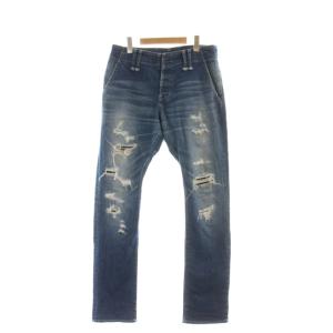 13.5oz Strech Denim Rot-9 デニムパンツ ダメージ加工 2 インディゴ