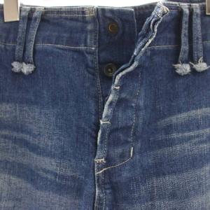THEE OLD CIRCUS ジオールドサーカス 13.5oz Strech Denim Rot-9 デニムパンツ ダメージ加工 2 インディゴ