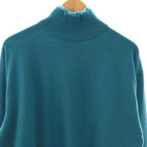 MARKAWARE MARK AWARE カシミヤダブルネックジャンパーニット セーター 2 グリーン ライトブルー A23C-18SW02C /DO