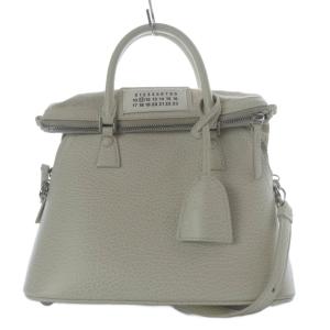 メゾンマルジェラ 5AC ミニ 2WAY ハンドバッグ ホワイト S56WG0082