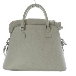 Martin Margiela 11 メゾンマルジェラ 5AC ミニ 2WAY ハンドバッグ ホワイト S56WG0082