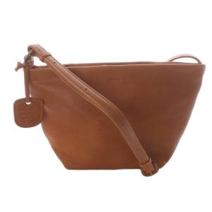 ゴートベーシック ミニ ショルダーバッグ レザー 茶色 ブラウン /SR SH