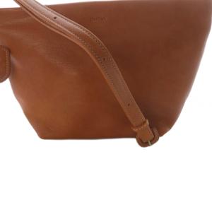 genten ゴートベーシック ミニ ショルダーバッグ レザー 茶色 ブラウン /SR SH