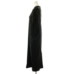 Mame Kurogouchi 24SS Satin Emboridered Dress ワンピース 2 ブラック