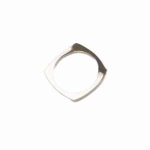 ete SVスクエアリング 指輪 925 11号 シルバー /SR