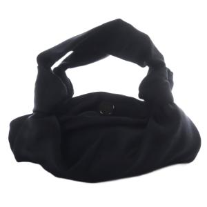 ASCOT サテン ミニハンドバッグ ブラック