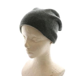 Johnstons of Elgin ジョンストンズ オブ エルガン カシミヤニットキャップ 帽子 ビーニー グレー /SS OS