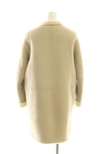 TOMORROWLAND collection リバーシブル ムートンコート ジップアップ 36 ベージュ /HK OS