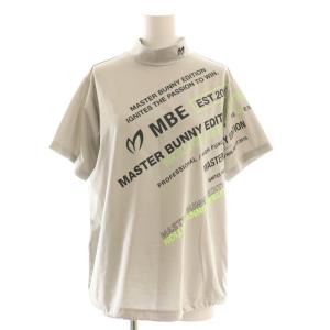 EDITION 24SS プリントモックネックTシャツ カットソー 半袖 ゴルフウェア 0 グレー /AT