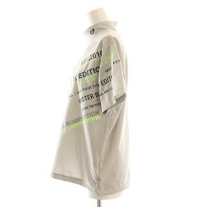 MASTER BUNNY EDITION 24SS プリントモックネックTシャツ カットソー 半袖 ゴルフウェア 0 グレー /AT