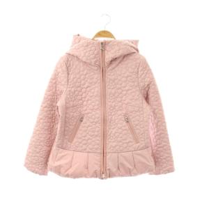 23年製 フラワーモチーフキルティングブルゾン 38 ピンク