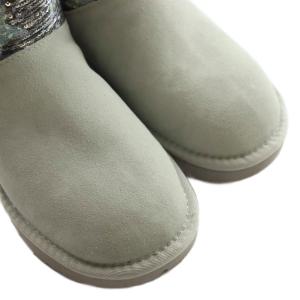 UGG australia Classic Mini Sequin Stars ショートブーツ US5 22cm グレー 1109441