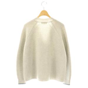 Drawer 畦編みウールカシミヤカーディガン ニット 1 グレー /HK OS