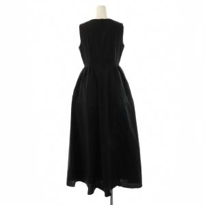 CLANE 23AW CORSET LINE ARCH FLARE ONEPIECE ワンピース マキシ ロング ノースリーブ