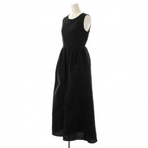 CLANE 23AW CORSET LINE ARCH FLARE ONEPIECE ワンピース マキシ ロング ノースリーブ