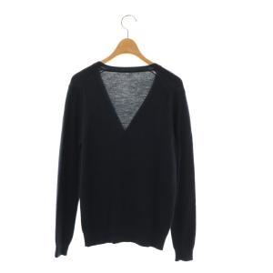 ARTS&SCIENCE カシミヤニットカーディガン Vネック 1 紺 ネイビー /CX OS