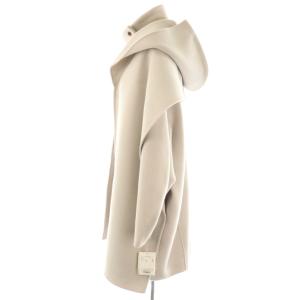 ETRE TOKYO フーディストールコクーンコート M ライトグレー