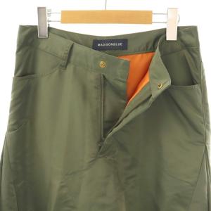 MADISONBLUE 5POCKET FLARE SK NY TWILL スカート フレア ロング M カーキ MB204-6002