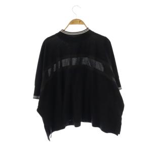 sacai Cotton Jersey Pullover プルオーバー カットソー ワイド 2 ブラック ホワイト
