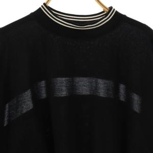 sacai Cotton Jersey Pullover プルオーバー カットソー ワイド 2 ブラック ホワイト