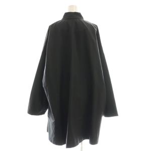 mizuiro ind mizuiroind コットン スタンドカラー 1B ジャケット ノーカラー 薄手 黒 ブラック /AT OS