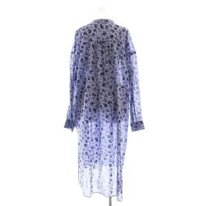 mizuiro ind mizuiroind small flower print gather shirt OP ワンピース ミモレ ロング 長袖