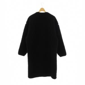 HYKE FAUX SHEARLING COAT 1 ブラック