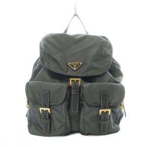 リュックサック ナイロン カーキ B6677F