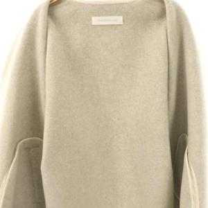 GALERIE VIE ウールカシミヤダブルフェイスチェスターコート F グレー