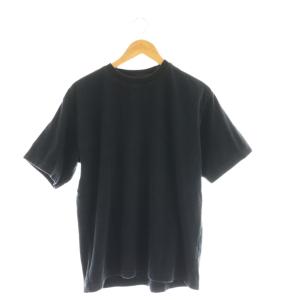 25SS ストレッチ ショートパイル ティー Tシャツ カットソー 半袖 L 黒 ブラック /AT OS