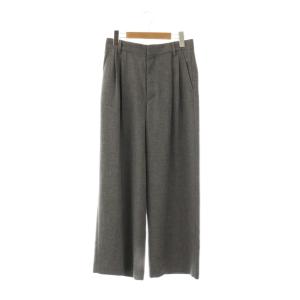 24SS トロタックワイドパンツ 36 グレー /DF OS