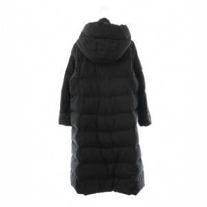 PLST ダウンコート ロング M 黒 ブラック /AT OS