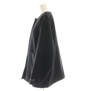 JOURNAL STANDARD relume  23AW スーパーファインメリノ ショートコート アウター 総裏地 36 黒 /CX OS