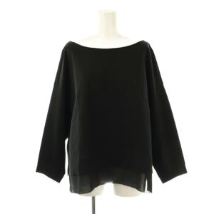 コットンナイロンシアードッキングプルオーバー カットソー 38 黒 /CX OS