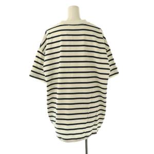 JOURNAL STANDARD 23SS シャーリングTシャツ カットソー ボーダー F 白 紺 /CX OS