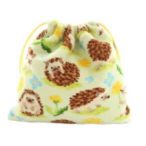 FEILER ラブラリーバイフェイラー LOVERARY BY FEILER チクチクハリネズミ 巾着 ポーチ 総柄