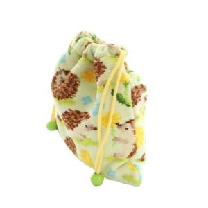 FEILER ラブラリーバイフェイラー LOVERARY BY FEILER チクチクハリネズミ 巾着 ポーチ 総柄