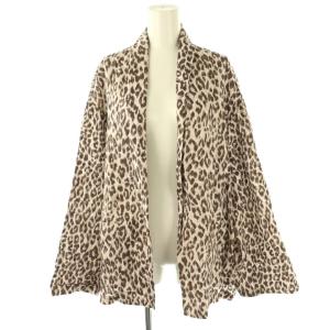 25SS レオパリネンジャケット 薄手 ブラウン ベージュ /CX OS