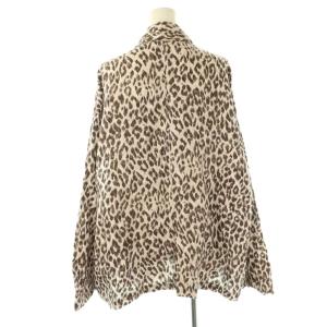 JOURNAL STANDARD LUXE 25SS レオパリネンジャケット 薄手 ブラウン ベージュ /CX OS