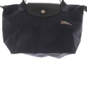 Longchamp ル プリアージュクラブ ナイロン トートバッグ ハンドバッグ 黒 ブラック /SR