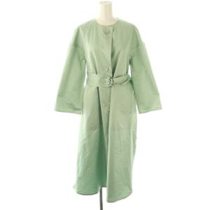 タフタタンブラー ノーカラーコート スプリング 36 ライトグリーン /CX OS