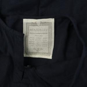 BEARDSLEY 25SS シャドーチェックチュニック ワンピース 長袖 F ネイビー /MY OS