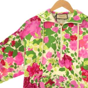 GUCCI Ken Scott フローラルアノラックパーカー プルオーバー ハーフジップ XXS