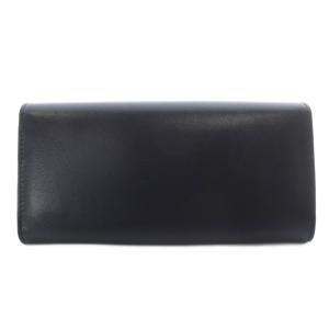 CELINE ラージウォレット トリオンフ 長財布 シャイニーカーフスキン ブラック
