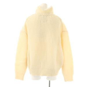 SEVEN TEN by MIHO KAWAHITO パールネックタートルニット セーター 長袖 M オフホワイト /HK OS