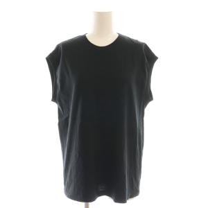 SEAMLESS CREW NECK SLEEVELESS トップス カットソー ノースリーブ 1 ブラック